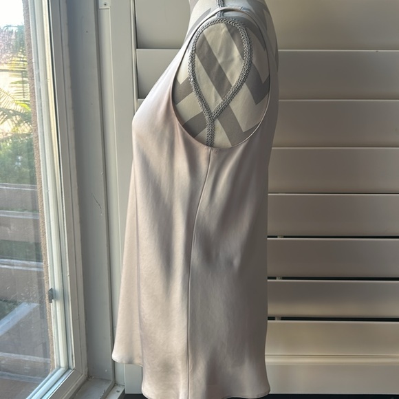 Vince size 8 shimmery cami, light grey almost sliver. - Picture 2 of 3